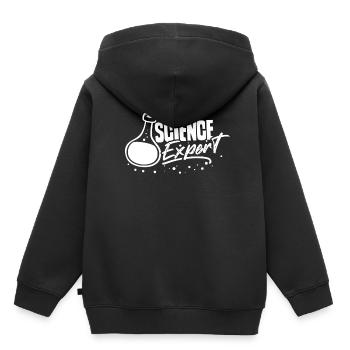 Scientific Expert Science Science - Kids Premium Organic Hoodie - black - Back - AI Model Kid Male (0cm)