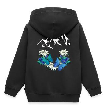 Austria Switzerland Dolomites Salzburg South Tyrol Alm - Kids Premium Organic Hoodie - black - Back - AI Model Kid Male (0cm)
