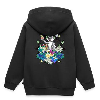 Early Spring Easter Eggs Easter Brush Easter - Kids Premium Organic Hoodie - black - Back - AI Model Kid Male (0cm)