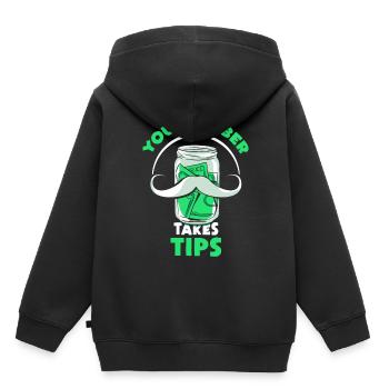 Your hairdresser will tip Barbershop Barber - Kids Premium Organic Hoodie - black - Back - AI Model Kid Male (0cm)