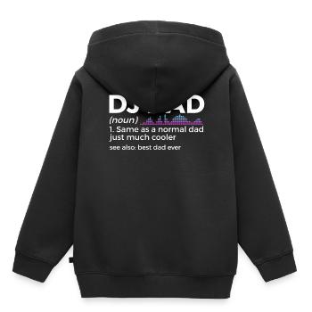 DJ Auftritt Auflegen - Kinder Premium Organic Hoodie - Schwarz - Hinten - AI Model Kid Male (0cm)