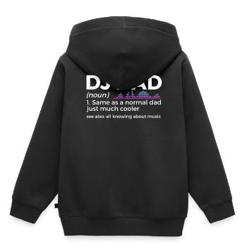 DJ Auftritt Auflegen - Kinder Premium Organic Hoodie - Schwarz - Hinten - AI Model Kid Male (0cm)