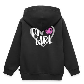 DJ Auftritt Auflegen - Kinder Premium Organic Hoodie - Schwarz - Hinten - AI Model Kid Male (0cm)