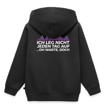 DJ Auftritt Auflegen - Kinder Premium Organic Hoodie - Schwarz - Hinten - AI Model Kid Male (0cm)