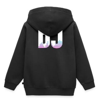 DJ Auftritt Auflegen - Kinder Premium Organic Hoodie - Schwarz - Hinten - AI Model Kid Male (0cm)