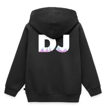 DJ Auftritt Auflegen - Kinder Premium Organic Hoodie - Schwarz - Hinten - AI Model Kid Male (0cm)