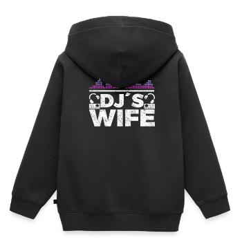 DJ Auftritt Auflegen - Kinder Premium Organic Hoodie - Schwarz - Hinten - AI Model Kid Male (0cm)