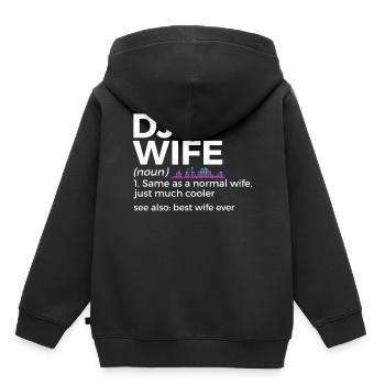 DJ Auftritt Auflegen - Kinder Premium Organic Hoodie - Schwarz - Hinten - AI Model Kid Male (0cm)