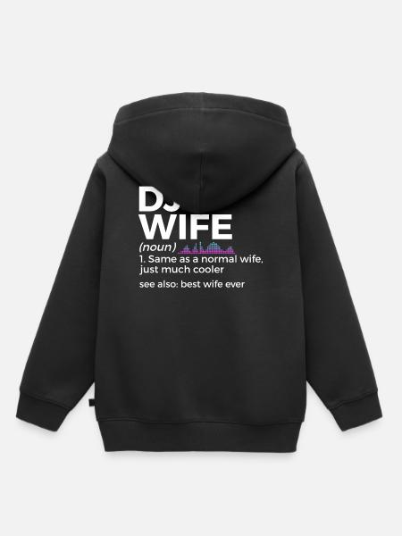 DJ Auftritt Auflegen - Kinder Premium Organic Hoodie - Schwarz
