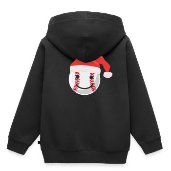 Baseball Für Baseballspieler - Kinder Premium Organic Hoodie - Schwarz - Hinten - AI Model Kid Male (0cm)
