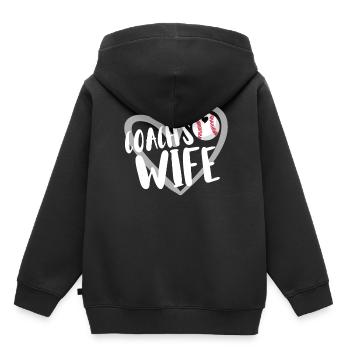 Baseball Für Baseballspieler - Kinder Premium Organic Hoodie - Schwarz - Hinten - AI Model Kid Male (0cm)
