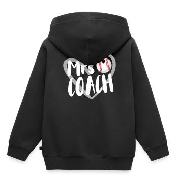Baseball Für Baseballspieler - Kinder Premium Organic Hoodie - Schwarz - Hinten - AI Model Kid Male (0cm)