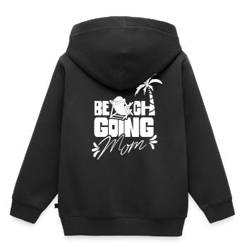 Beach visit Mother Beach Beach beach holiday - Kids Premium Organic Hoodie - black - Back - AI Model Kid Male (0cm)