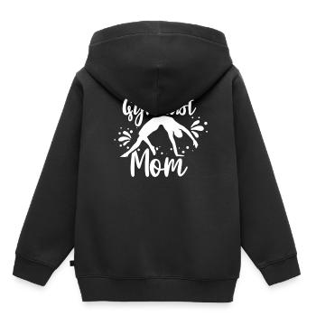 Gymnast Mama Gymnast Gymnastics Gymnastics Gymnast - Kids Premium Organic Hoodie - black - Back - AI Model Kid Male (0cm)