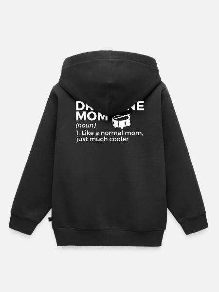 Drumline Trommeln Geschenk - Kinder Premium Organic Hoodie - Schwarz