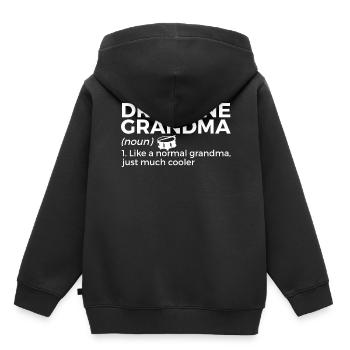 Drumline Trommeln Geschenk - Kinder Premium Organic Hoodie - Schwarz - Hinten - AI Model Kid Male (0cm)