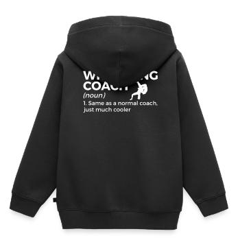 Wrestling - Kinder Premium Organic Hoodie - Schwarz - Hinten - AI Model Kid Male (0cm)