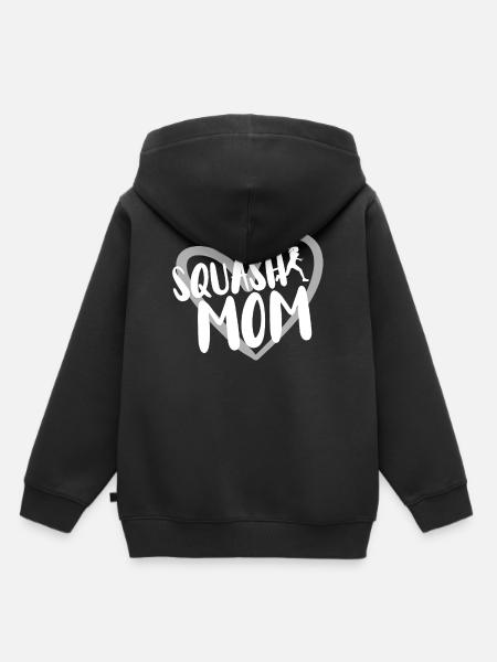 Squash Spieler - Kinder Premium Organic Hoodie - Schwarz