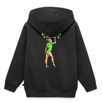 Gymnast Mama Gymnast Gymnastics Gymnastics Gymnastics - Kids Premium Organic Hoodie - black - Back - AI Model Kid Male (0cm)
