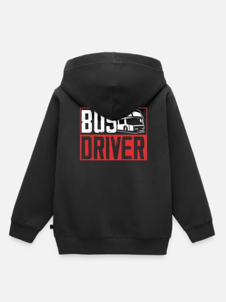 Busfahrer Busfahren Reisebus - Kinder Premium Organic Hoodie - Schwarz