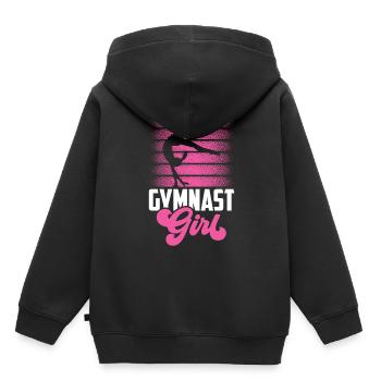 Gymnast Gymnast Girls Gymnastics Gymnastics - Kids Premium Organic Hoodie - black - Back - AI Model Kid Male (0cm)