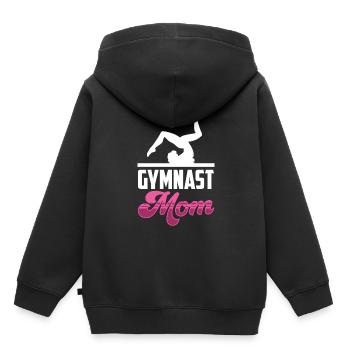 Gymnast Mama Gymnast Gymnastics Gymnastics Gymnastics - Kids Premium Organic Hoodie - black - Back - AI Model Kid Male (0cm)