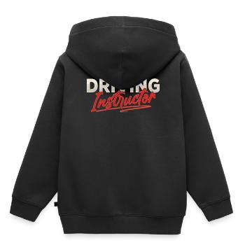 Moniteur d’auto-école École de conduite Cours de conduite Apprentis conducteurs - Sweat Premium à capuche enfant bio - noir - Dos - AI Model Kid Male (0cm)