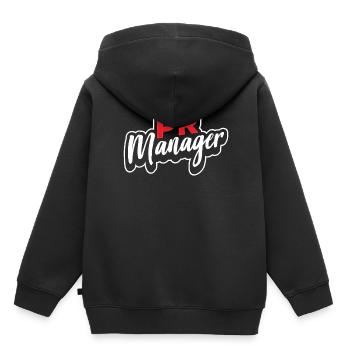 Pr Manager Profession Job Public Relations - Kids Premium Organic Hoodie - black - Back - AI Model Kid Male (0cm)