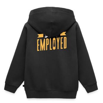 Freelance indépendant Freelance - Sweat Premium à capuche enfant bio - noir - Dos - AI Model Kid Male (0cm)