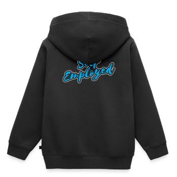 Freelance indépendant Freelance - Sweat Premium à capuche enfant bio - noir - Dos - AI Model Kid Male (0cm)