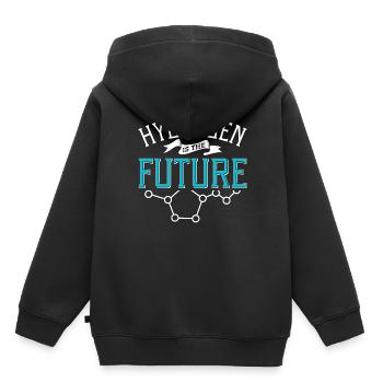 L’hydrogène est le futur élément hydrogène - Sweat Premium à capuche enfant bio - noir - Dos - AI Model Kid Male (0cm)