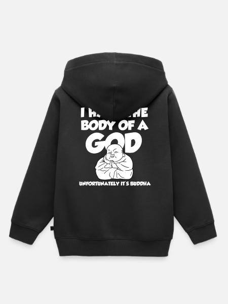 Buddha - Kinder Premium Organic Hoodie - Schwarz