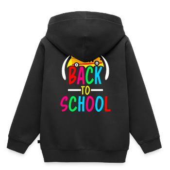 Back to School Back to School Back to School Teachers - Kids Premium Organic Hoodie - black - Back - AI Model Kid Male (0cm)