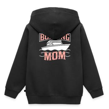 Boating Mother Yacht Ship Boating Boat - Kids Premium Organic Hoodie - black - Back - AI Model Kid Male (0cm)