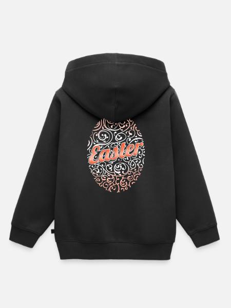 Ornaments Egg On Easter - Kinder Premium Organic Hoodie - Schwarz