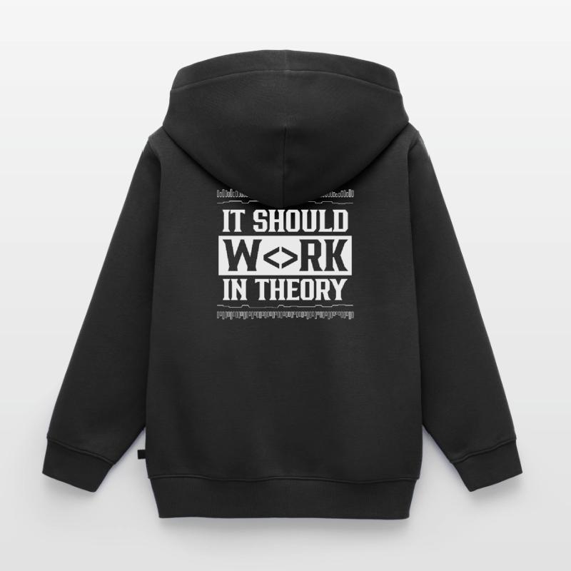 In theory, it should work code coding Kids Premium Organic Hoodie