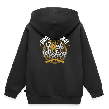 Professional Lock Picker Picker Crack - Kids Premium Organic Hoodie - black - Back - AI Model Kid Male (0cm)