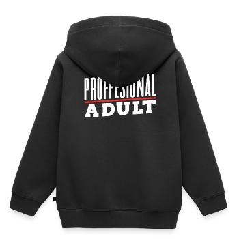 Professioneller Erwachsener Geburtstag Erwachsen - Kinder Premium Organic Hoodie - Schwarz - Hinten - AI Model Kid Male (0cm)