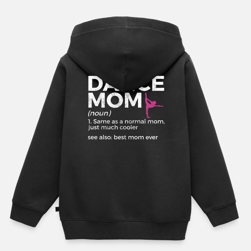 Danse pour danseurs - Sweat Premium à capuche enfant bio - noir