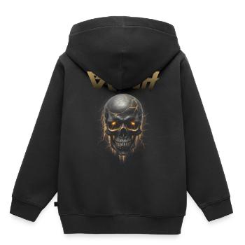 Live Laugh Blegh Heavy Metal Metalcore - Sweat Premium à capuche enfant bio - noir - Dos - AI Model Kid Male (0cm)