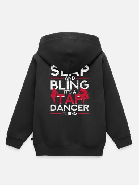 Stepptanz Stepptänzer Stepptänzerin Stepper - Kinder Premium Organic Hoodie - Schwarz