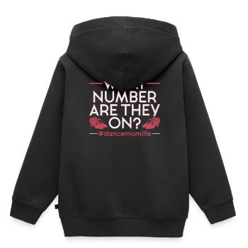 Claquettes Claquettes Danseur de claquettes Stepper - Sweat Premium à capuche enfant bio - noir - Dos - AI Model Kid Male (0cm)