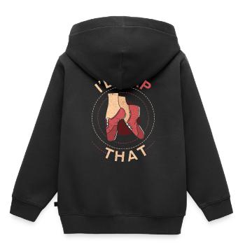 Tap Dancer Tap Dancer I'd Tap That - Kids Premium Organic Hoodie - black - Back - AI Model Kid Male (0cm)