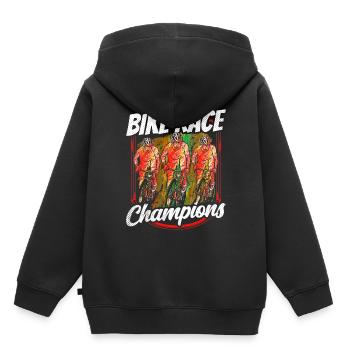 Radrennen Champions Fahrrad Radrennfahrer - Kinder Premium Organic Hoodie - Schwarz - Hinten - AI Model Kid Male (0cm)
