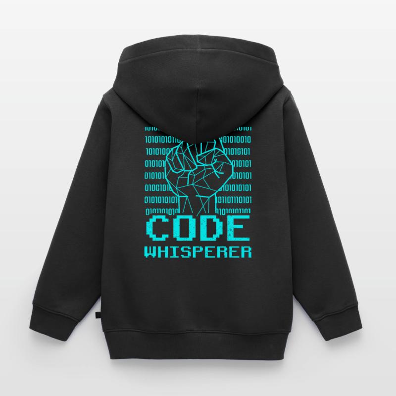 Code Whisperer Coding Coder Programmer Kids Premium Organic Hoodie