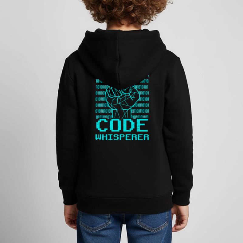 Code Whisperer Coding Coder Programmer Kids Premium Organic Hoodie