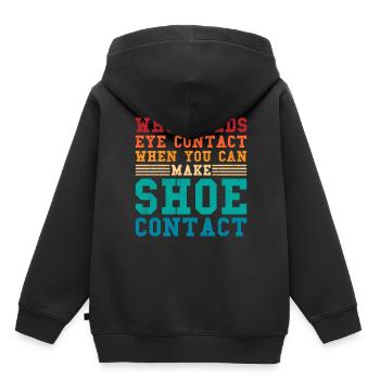 Sneaker Collector Shoe Collector - Kids Premium Organic Hoodie - black - Back - AI Model Kid Male (0cm)
