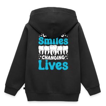 Dental technician Dental prosthodontist - Kids Premium Organic Hoodie - black - Back - AI Model Kid Male (0cm)