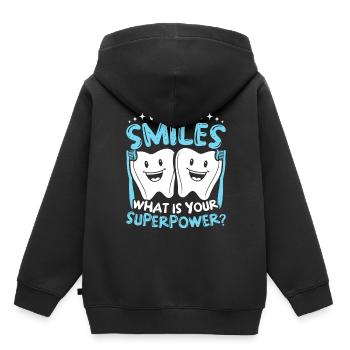 Dental technician Dental prosthodontist - Kids Premium Organic Hoodie - black - Back - AI Model Kid Male (0cm)