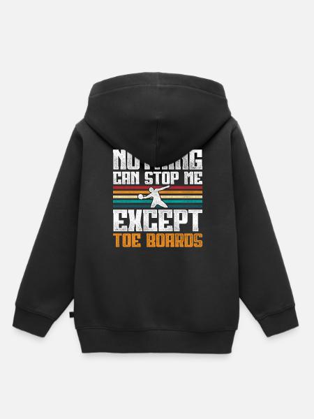 Kugelstoßen Kugelstoß Kugelstoßer - Kinder Premium Organic Hoodie - Schwarz